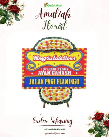 Sewa Papan Bunga Bergas Lor